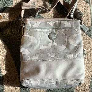 Coach Gray Crossbody NWOT